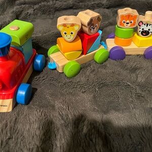 BABY EINSTEIN DISCOVERY TRAIN Kids Childrens Educational Wooden Toy 18m+